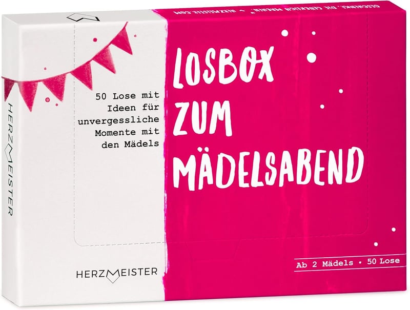 Mädelsabend Losbox - 50 Ideen für Spaß & unvergessliche Momente