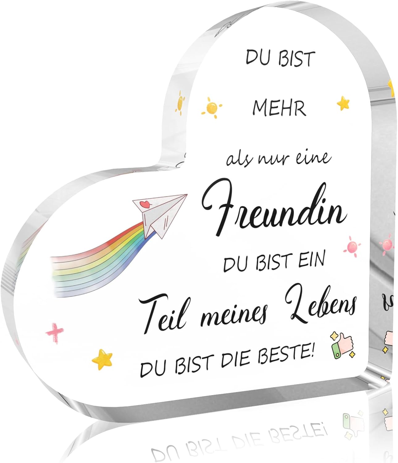 Geschenk zum Geburtstag: Acrylglasplatte für Freundinnen