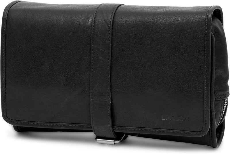Montreal Kulturbeutel aus Leder für Herren – Praktische Reisetasche
