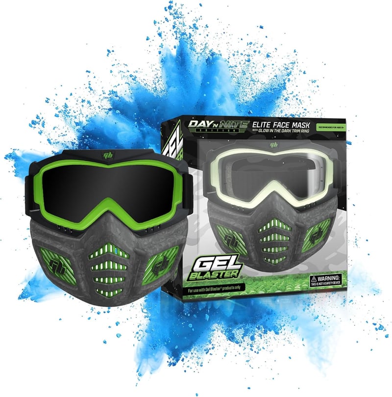 Leuchtende taktische Gesichtsmaske für Gel Blaster - ab 14 Jahren