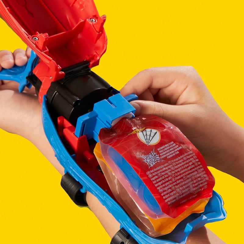 Spider-Man Web-Blaster Spielzeug für Rollenspiele, Rot und Blau