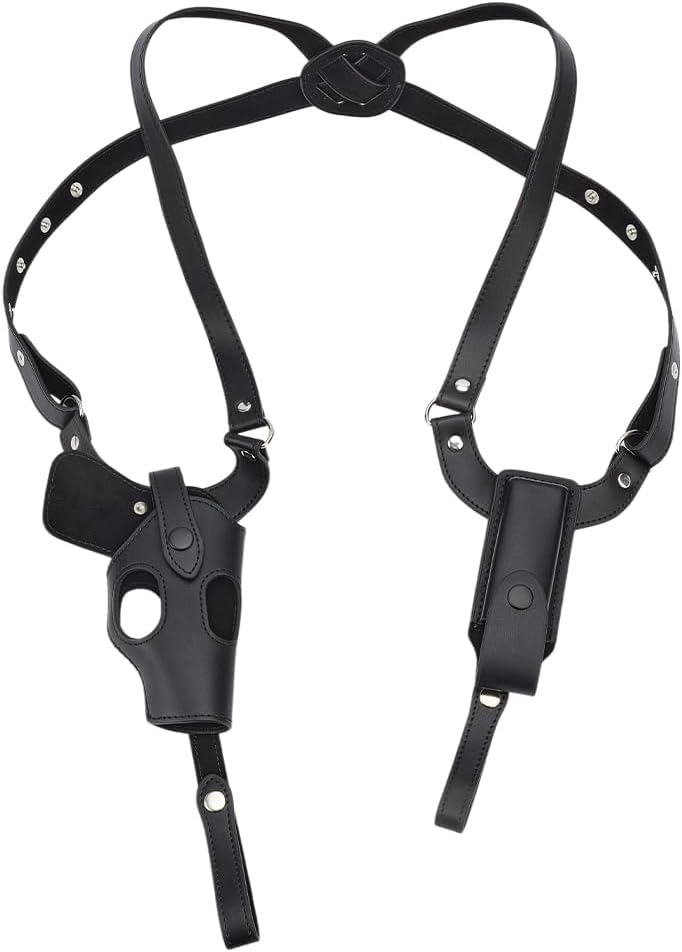 Verstellbares Leder-Brustholster für Outdoor-Aktivitäten