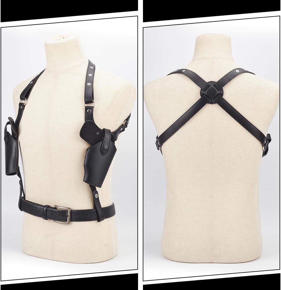 Verstellbares Leder-Brustholster für Outdoor-Aktivitäten