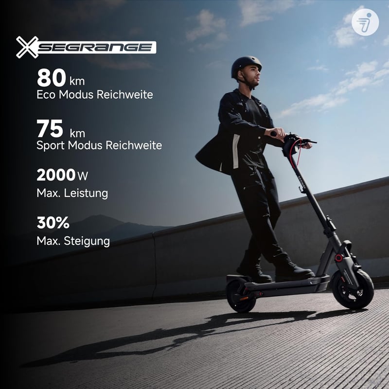Segway Ninebot MAX G3 E-Scooter mit 80 km Reichweite und Straßenzulassung
