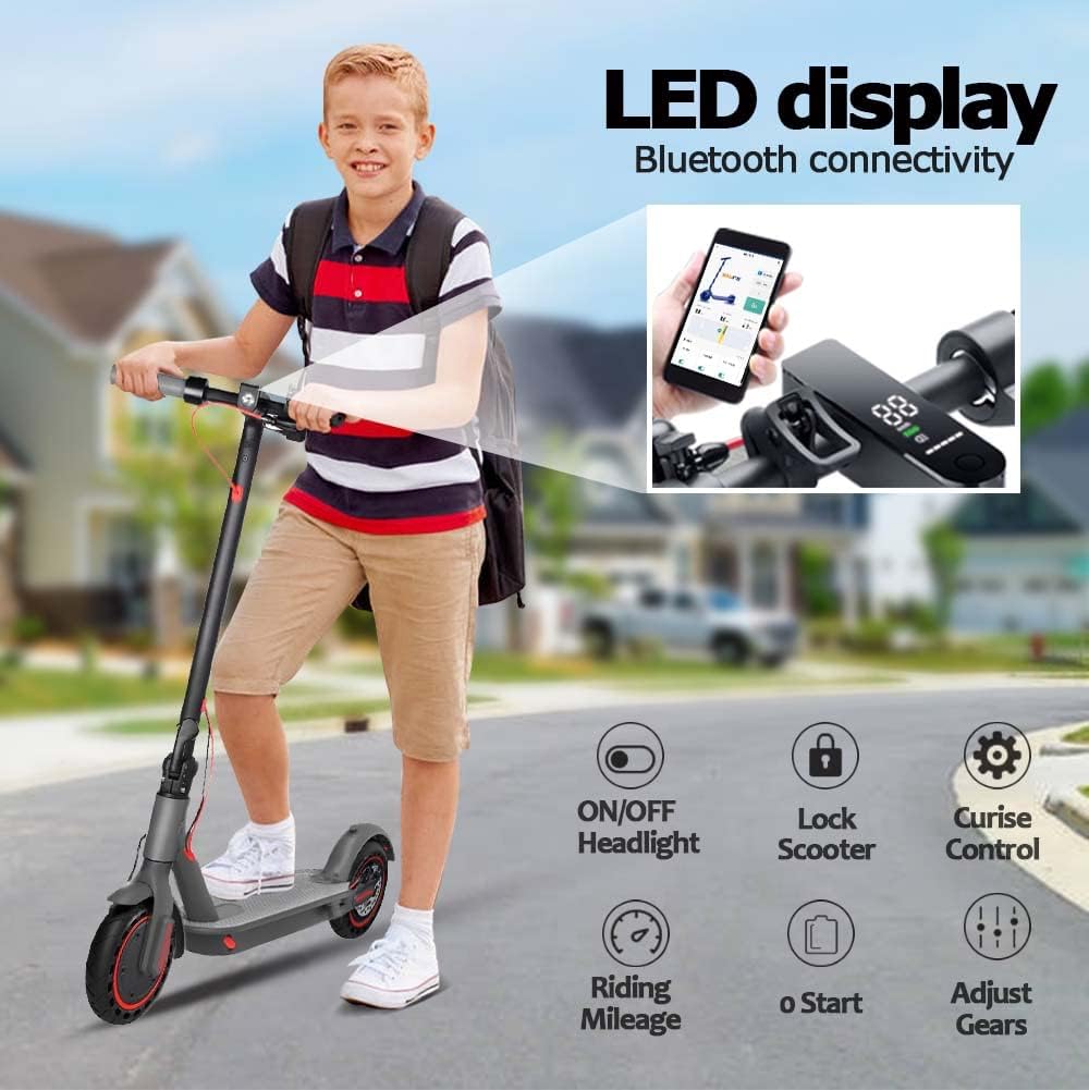 Faltbarer E-Scooter für Erwachsene mit 20-30 km Reichweite und App-Funktion