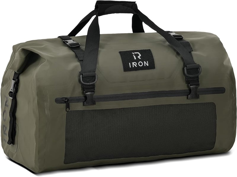 Wasserdichte 70L Motorradtasche für Outdoor-Aktivitäten – Olive