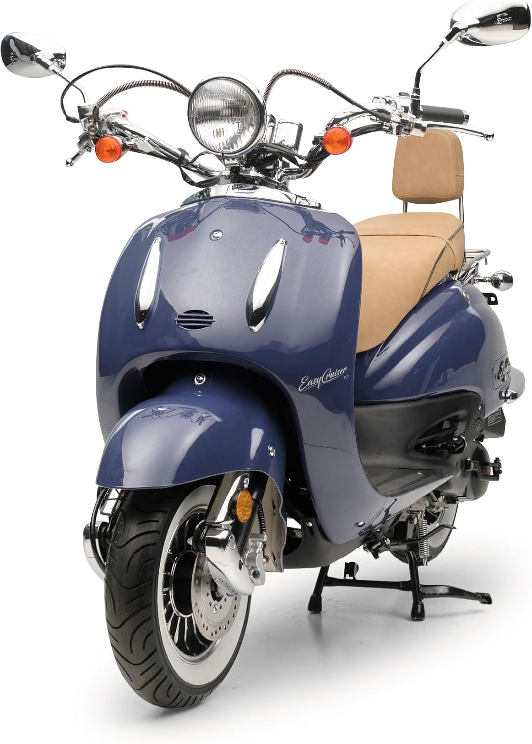 Retro Motorroller EasyCruiser 50ccm in Dunkelblau