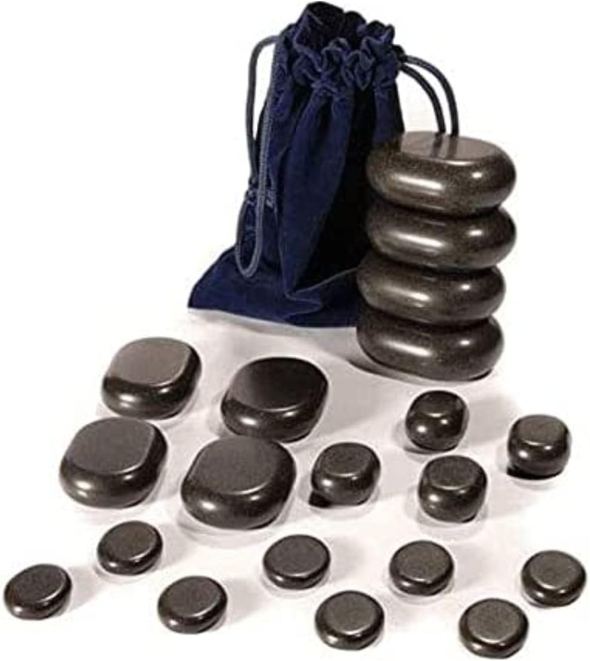 Hot Stone Massage Set mit 20 Basaltsteinen – Ideal für Einsteiger und entspannende Anwendungen