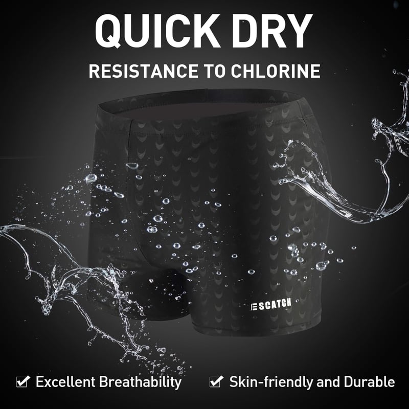 Herren Badehose kurz mit Tunnelzug und UV-Schutz für Wassersport