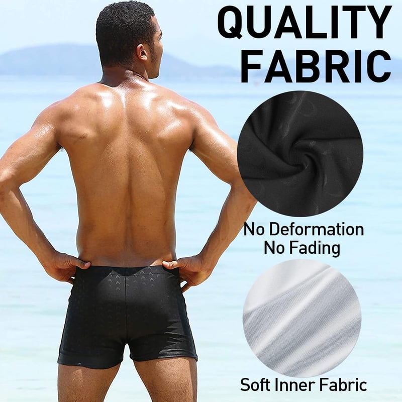 Herren Badehose kurz mit Tunnelzug und UV-Schutz für Wassersport