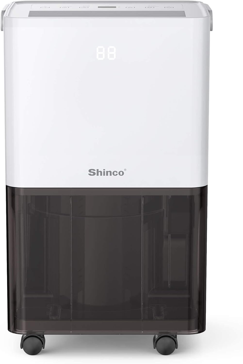 SHINCO Elektrischer Luftentfeuchter 10L für Räume bis 45m³