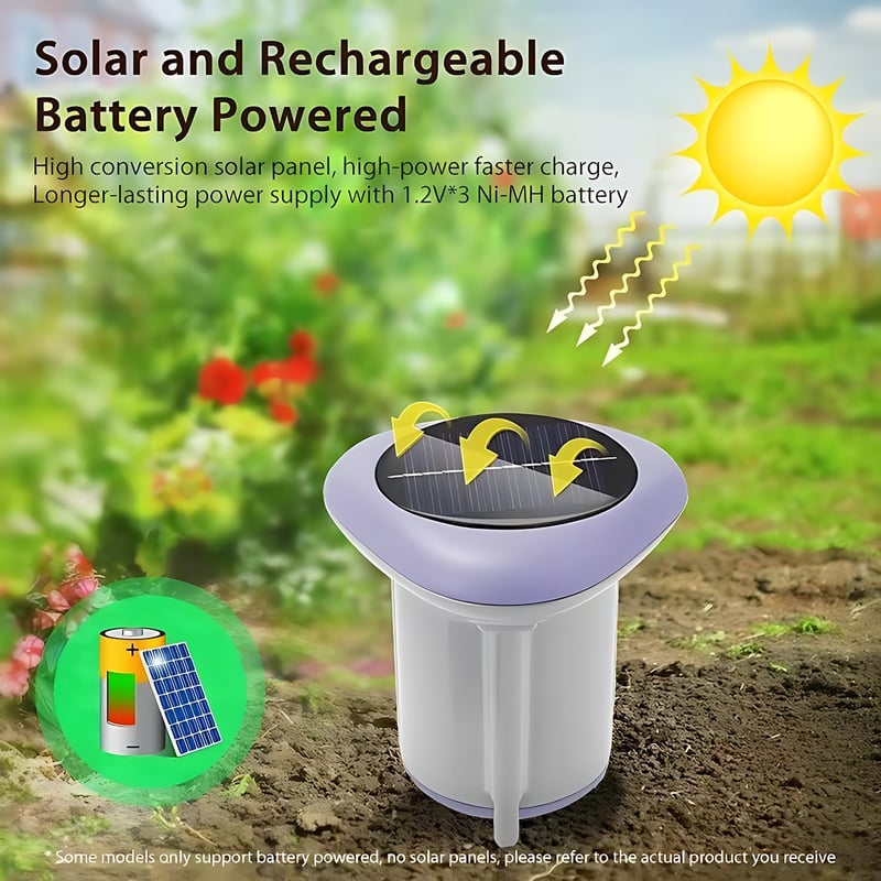 Solar-Bodenfeuchtigkeitsmessgerät mit APP für Rasen und Garten