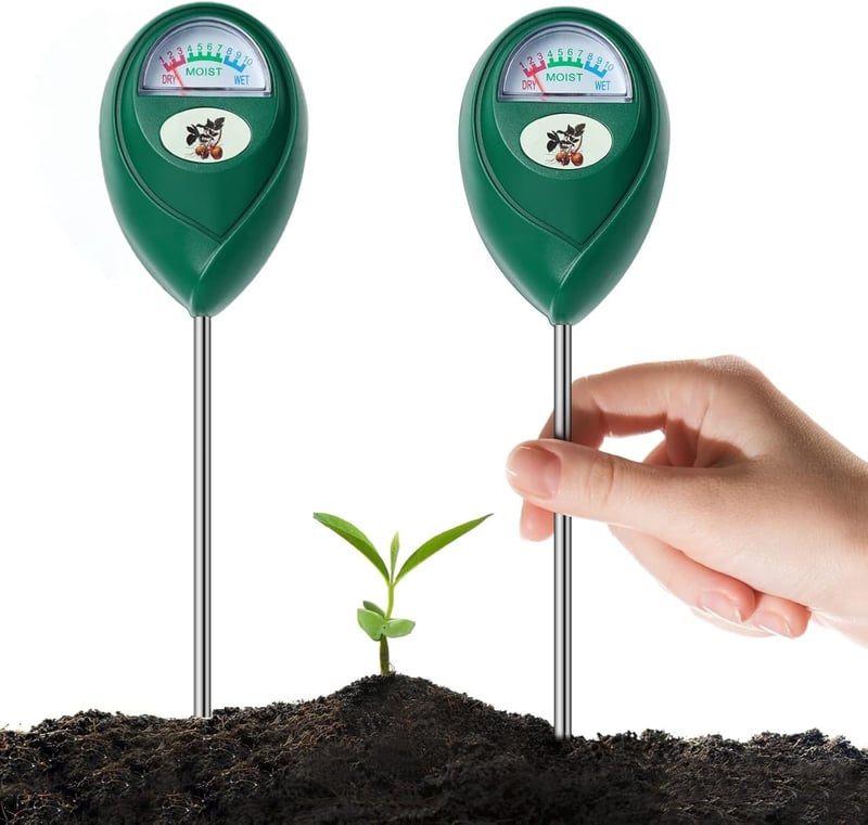 Flintronic 2er Set Boden-Feuchtigkeitsmessgerät für Garten und Landwirtschaft