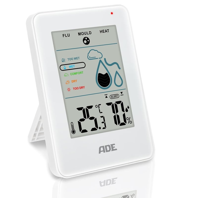 Digitales Hygrometer mit Schimmelalarm und Thermometer für innen