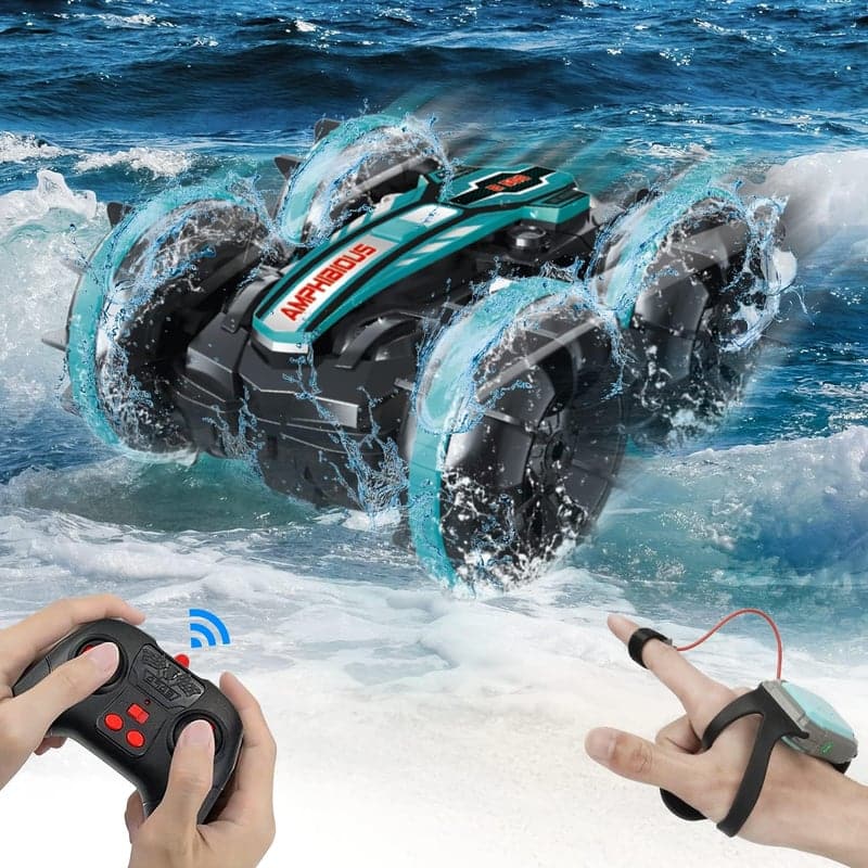 Gestensensorgesteuertes 4WD Amphibisches Spielzeugauto für Kinder ab 4 Jahren