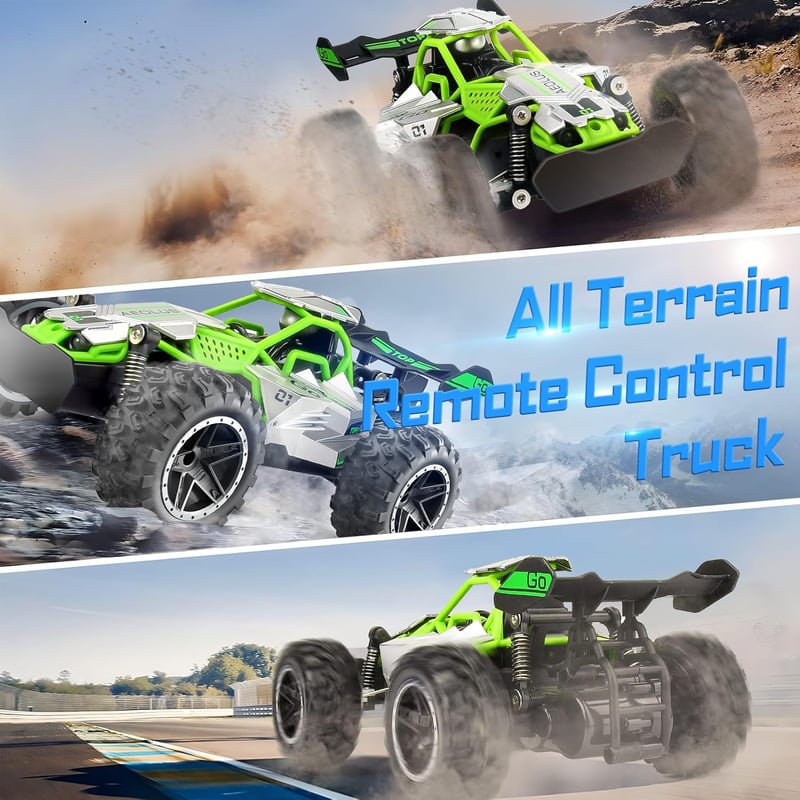 PMGud Offroad Monster RC Truck 1:18 - 2,4 GHz, wasserdicht, 20+ km/h