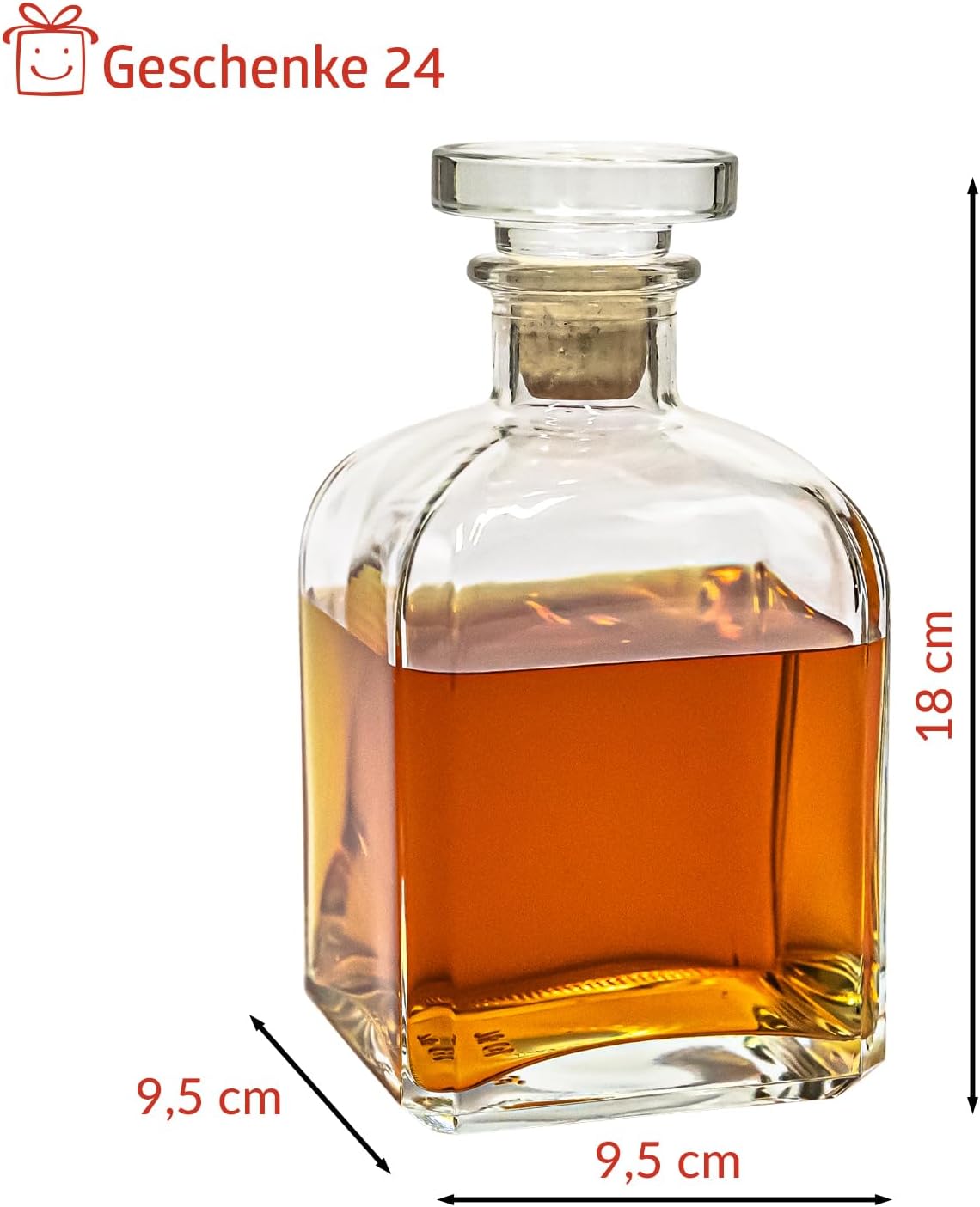 Personalisierte Whiskykaraffe mit Gravur | 700ml für Männer