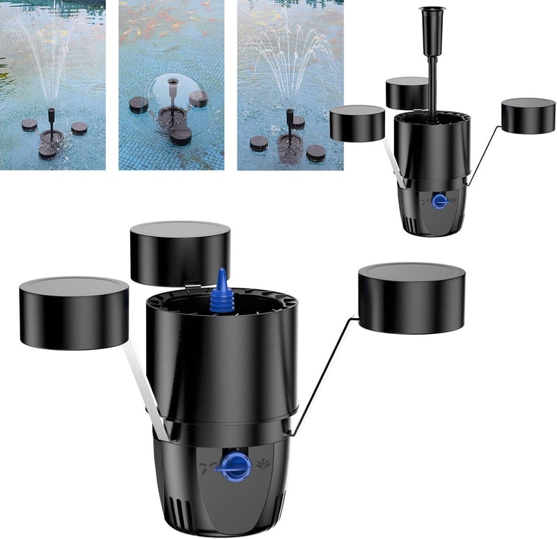 Schwimmskimmer mit Pumpe für Teiche bis 40 m², 2500 l/h, 45 W