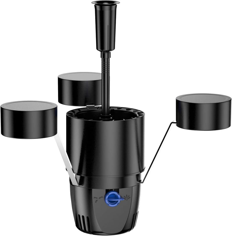 Schwimmskimmer mit Pumpe für Teiche bis 40 m², 2500 l/h, 45 W