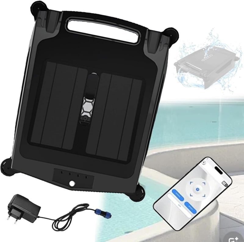 Solar-Pool-Skimmer-Roboter mit APP-Unterstützung und Hindernisvermeidung