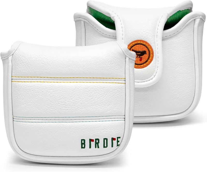 Premium Leder Golf Schlägerhaube mit Nummern, wasserdicht, Birdie Design
