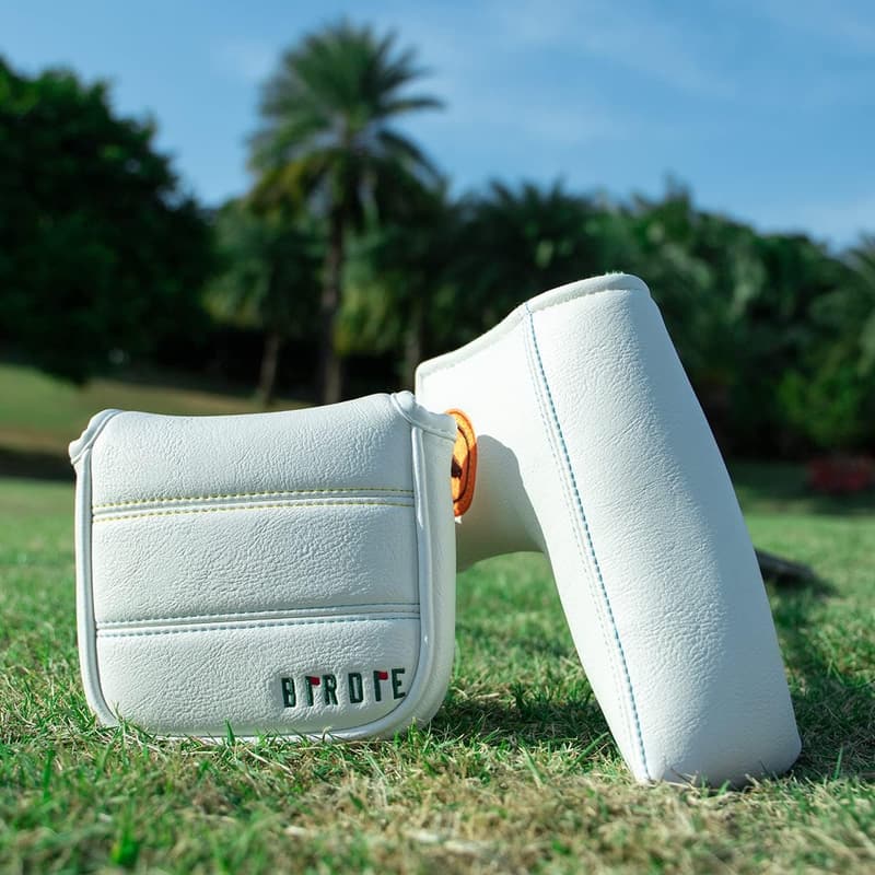 Premium Leder Golf Schlägerhaube mit Nummern, wasserdicht, Birdie Design