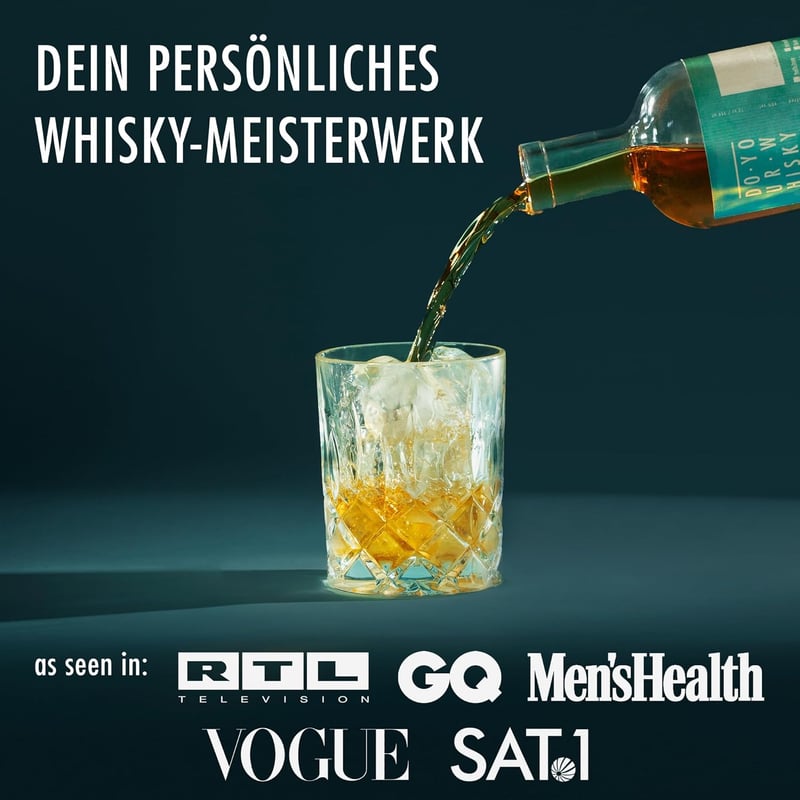 Whisky Geschenkset mit 12 Botanicals in Gewürzflaschen
