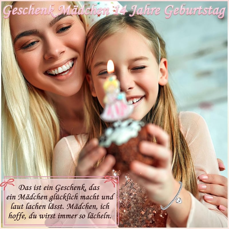 Herzarmband für Mädchen – perfektes Geschenk zum 13. bis 18. Geburtstag