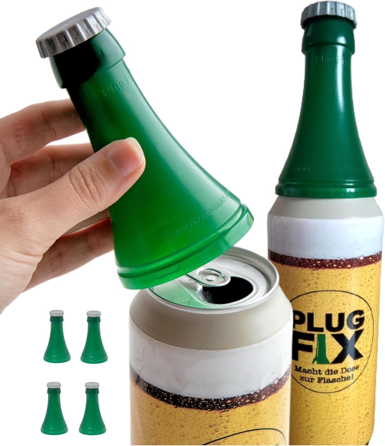 Dosenadapter Set für Bier – 4 Stück Männergeschenk für Camping