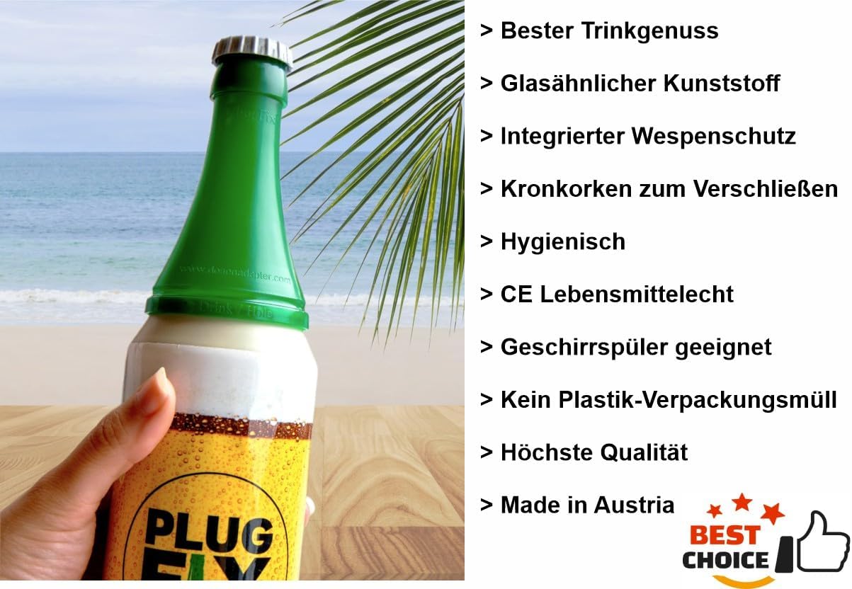 Dosenadapter Set für Bier – 4 Stück Männergeschenk für Camping