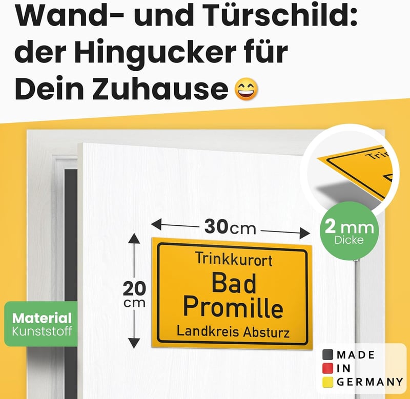 Wandschild 
