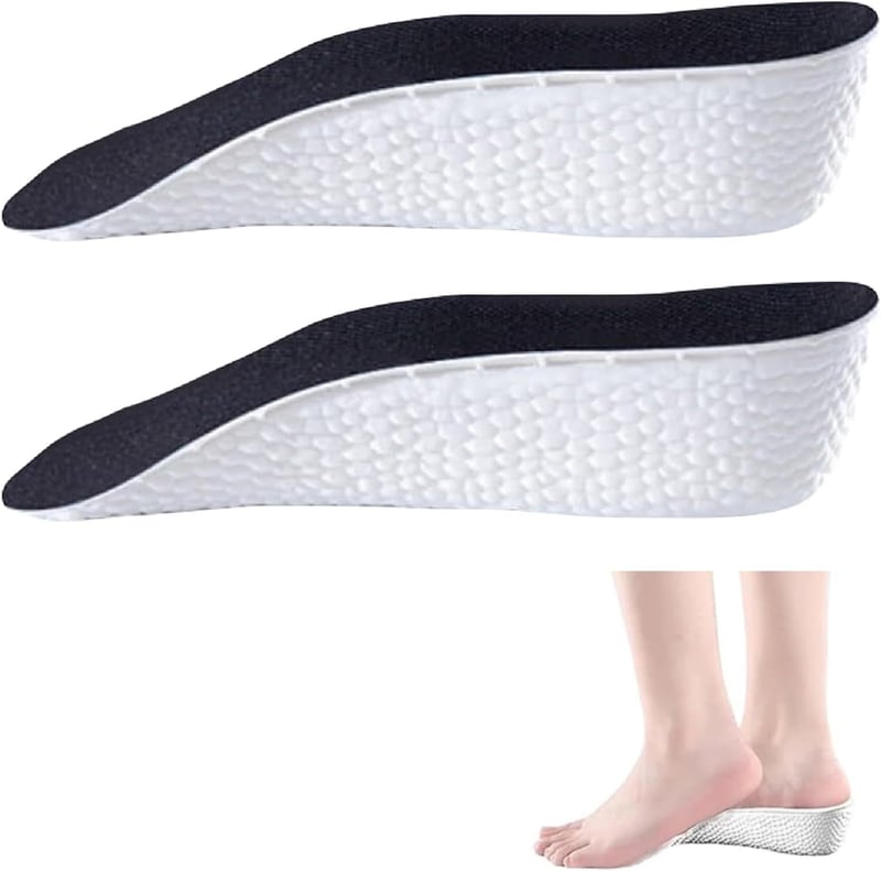 2 Stück Schuheinlagen mit 3,5 cm Erhöhung aus Memory Foam