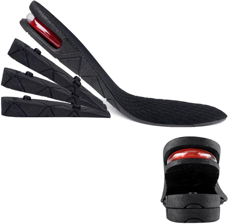 Höhenverstellbare Einlegesohlen mit Air Cushion für Männer & Frauen, 3-9 cm