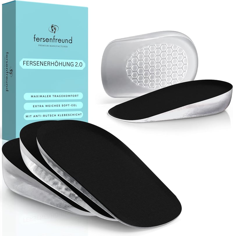 FERSENFREUND® Erhöhungseinlagen für Herren - 2,5 cm Fersenkeil