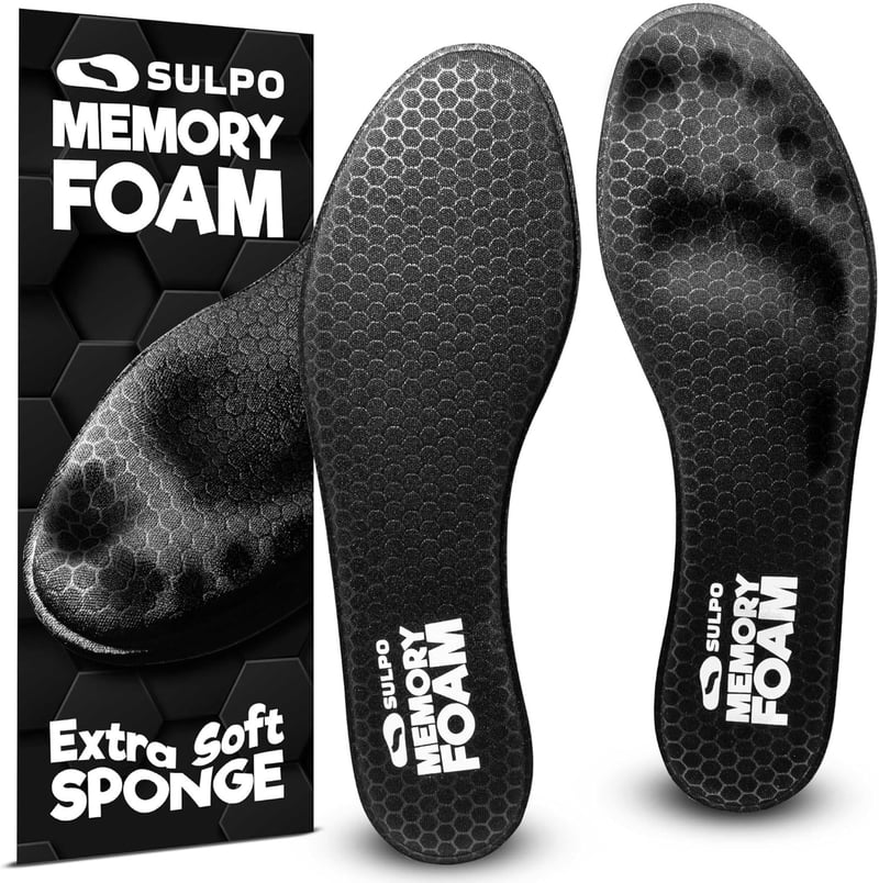 Memory Foam Einlegesohlen für Herren und Damen – Komfort und Passform Größe 45