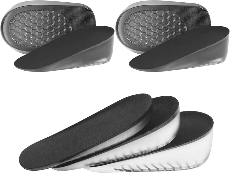Höhenverstellbare Gel-Schuhsohlen für mehr Komfort, 2 Paar