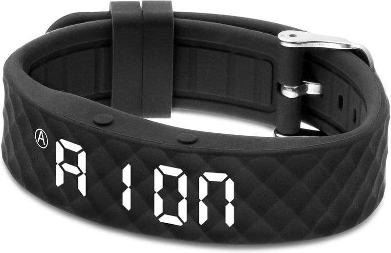 Vibrationsalarm Uhr mit 10 personalisierbaren Alarmeinstellungen, schwarz