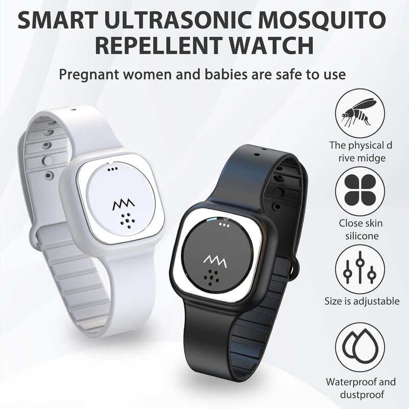Ultraschall Armband zum Abnehmen und Mückenschutz für Damen und Herren