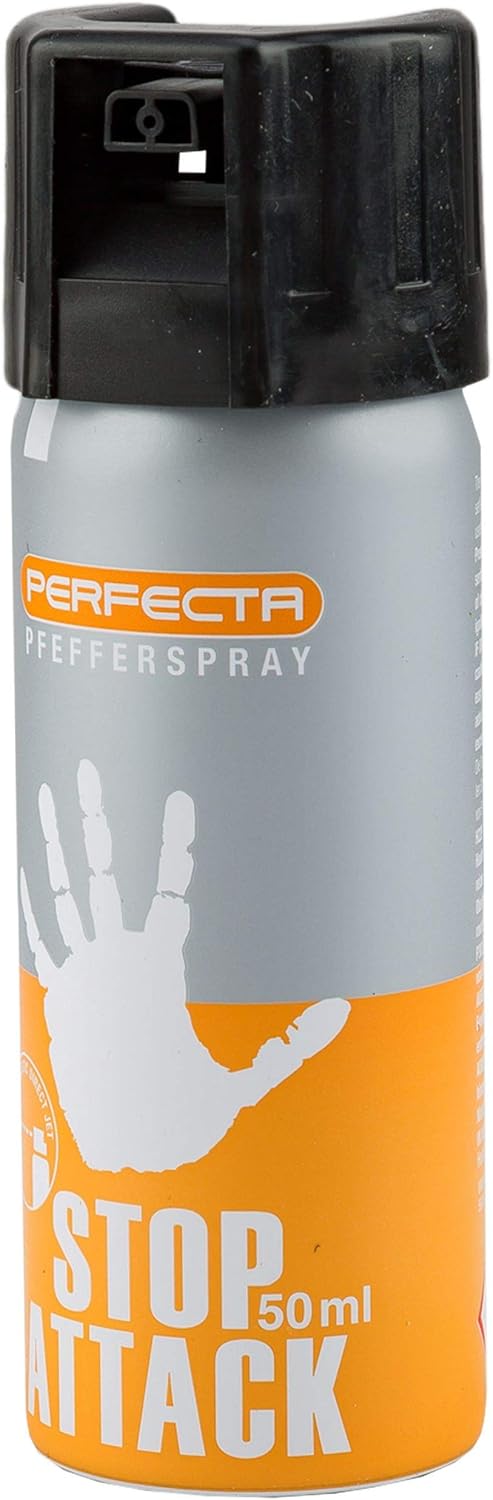 Perfecta Tierabwehrspray 50 ml – Ideales Selbstverteidigungsspray, 5 m Reichweite