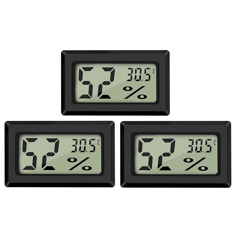 Mini Hygrometer und Thermometer für Wohnzimmer und Gewächshaus