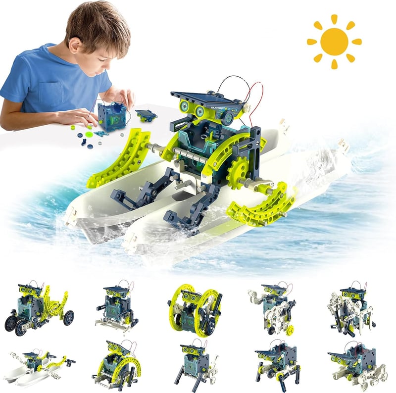 12-in-1 Solar Roboter Baukasten für Kinder ab 8 Έτη - Geschenkidee