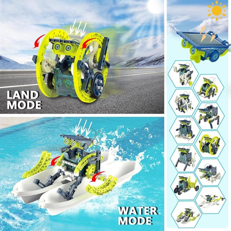 12-in-1 Solar Roboter Baukasten für Kinder ab 8 Έτη - Geschenkidee