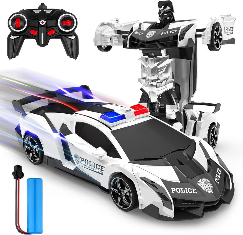 Ferngesteuertes 2-in-1 Transformator Auto für Kinder ab 3 Έτη