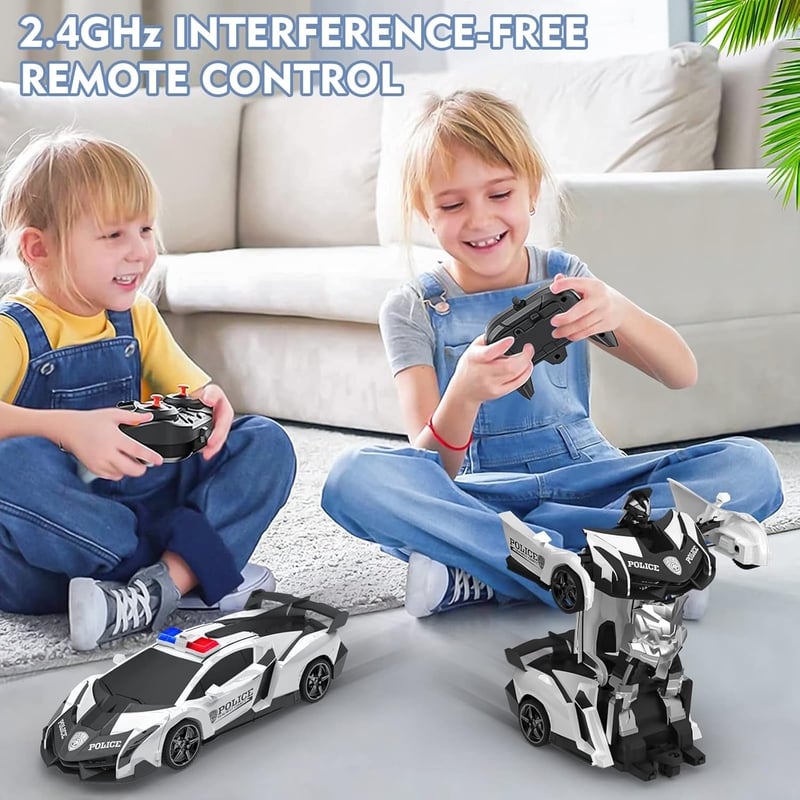 Ferngesteuertes 2-in-1 Transformator Auto für Kinder ab 3 Έτη