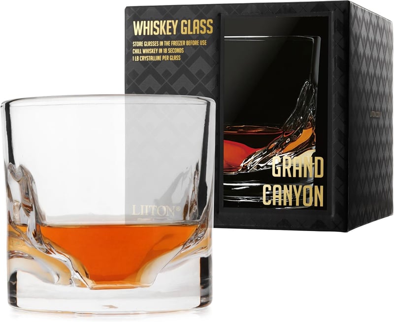 Kristall Whisky Gläser Set für Männer – Tumbler für Cocktails und Spirits