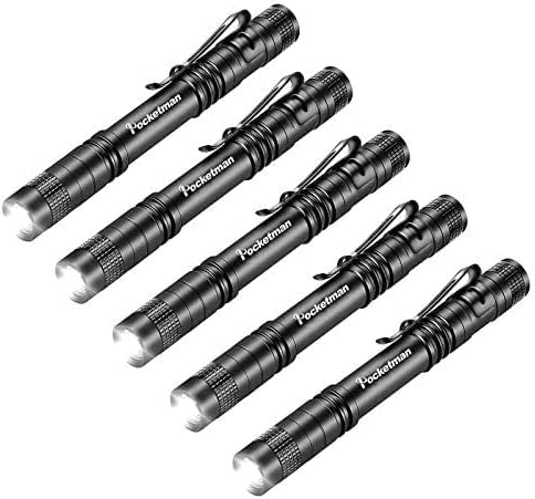 POCKETMAN LED Taschenlampe mit Clip – kompakte Stiftlampe