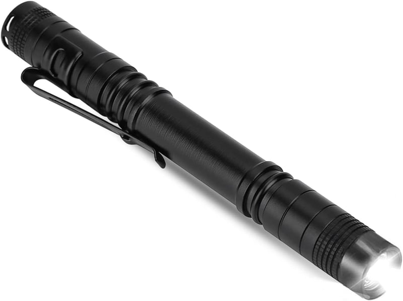 Duokon Mini LED Taschenlampe, Wasserdicht, Handheld für Outdoor und Arbeit