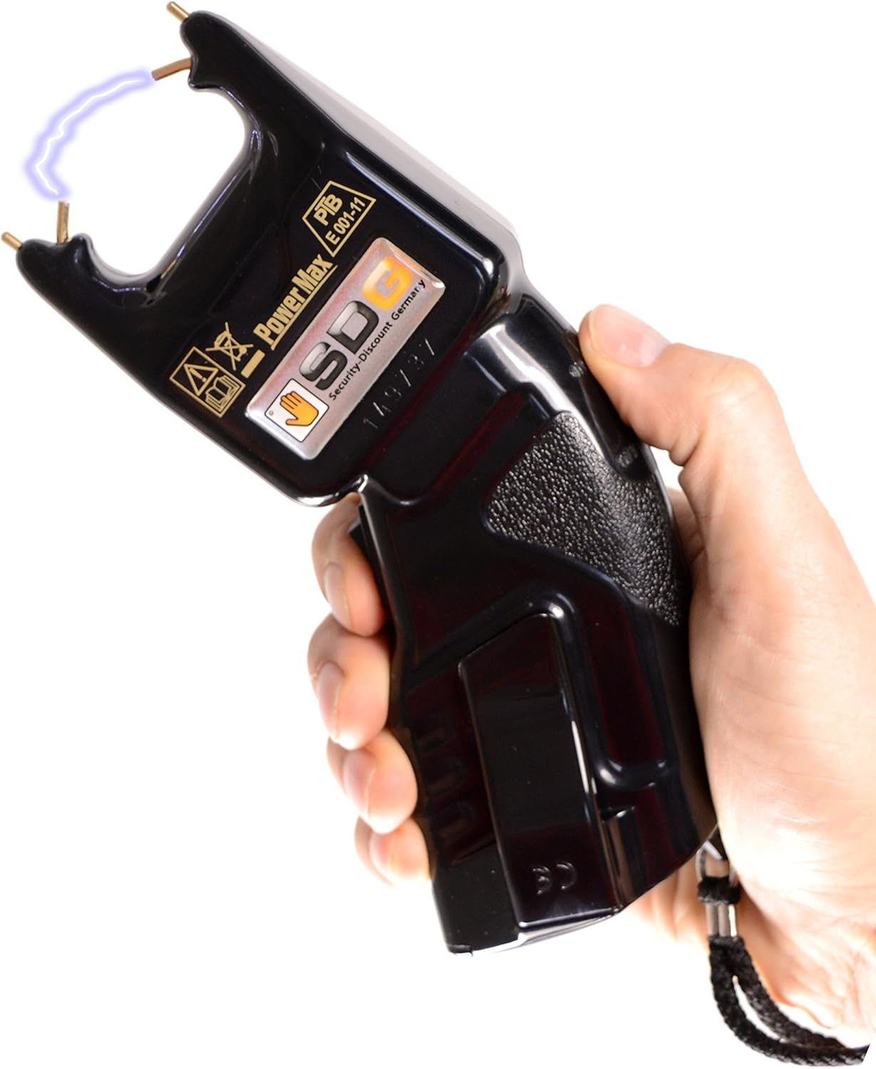 PTB Elektroschocker 500.000 Volt mit Batterien und Pfefferspray