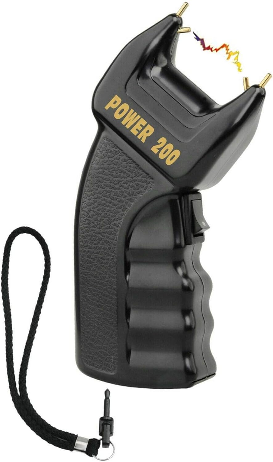 Power Abwehrset mit Elektroschocker 200.000 Volt und Pfefferspray