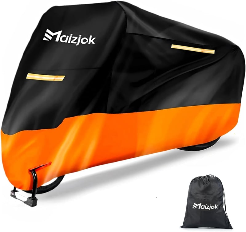 Wasserdichte Motorradabdeckung 210D für Outdoor-Gebrauch (245x105x125cm)